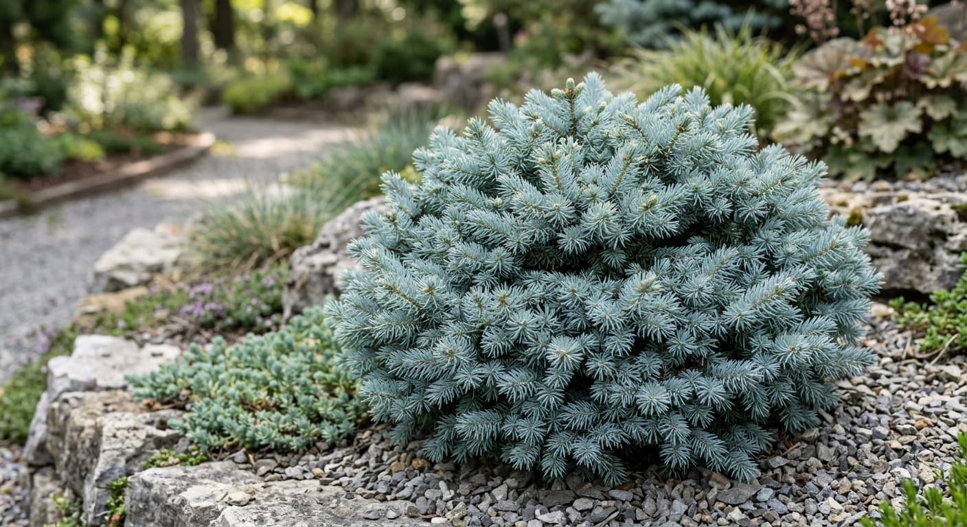 Świerk Srebrzysty 'Glauca Globe'